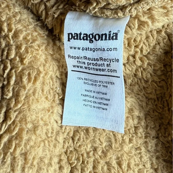 Patagonia Brown Fleece Half-Zip Pullover size large - Picture 7 of 8